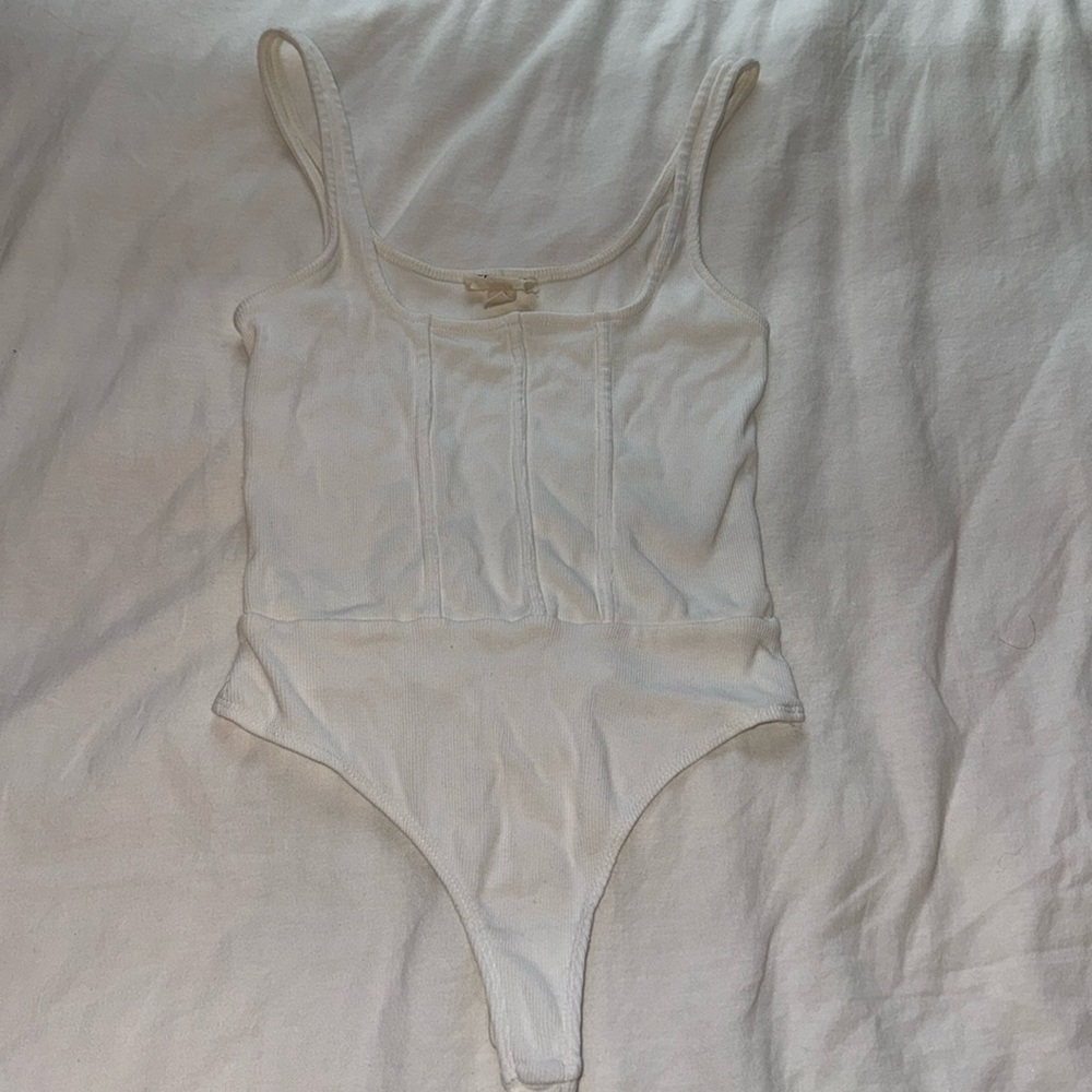 Open Edit Thong Bodysuit Size XS